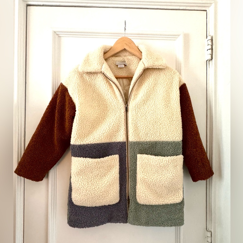 Stella McCartney Girls Teddy Faux Shearling Coat